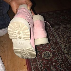 Pink Timberlands